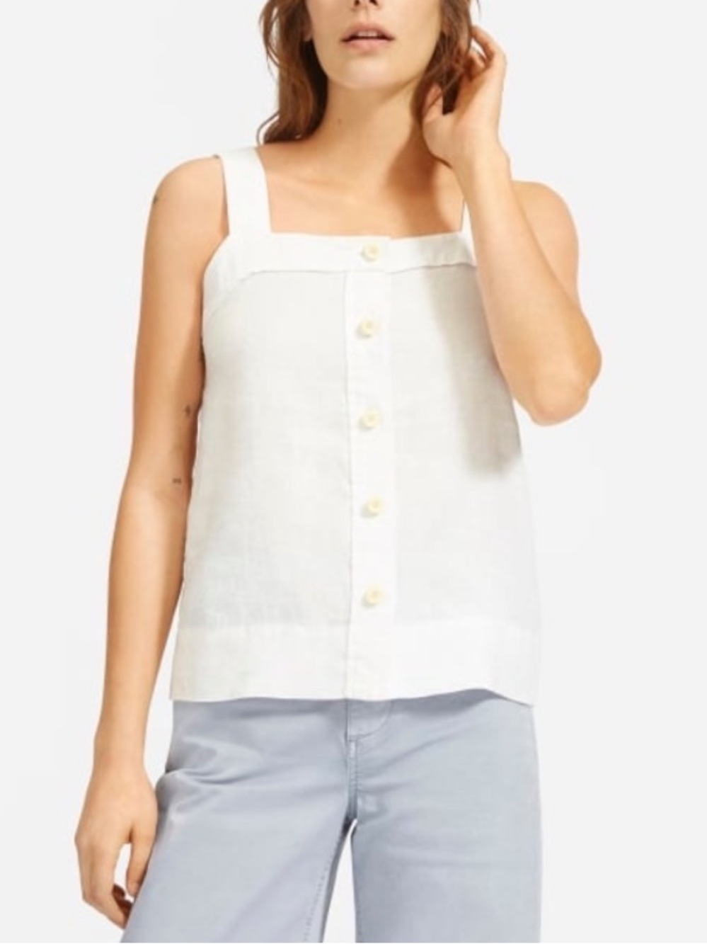 Everlane The Linen Picnic Top
